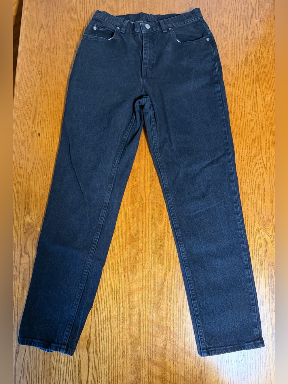 Vintage Riders High Rise Black Jeans Women’s Size 8M Straight Leg